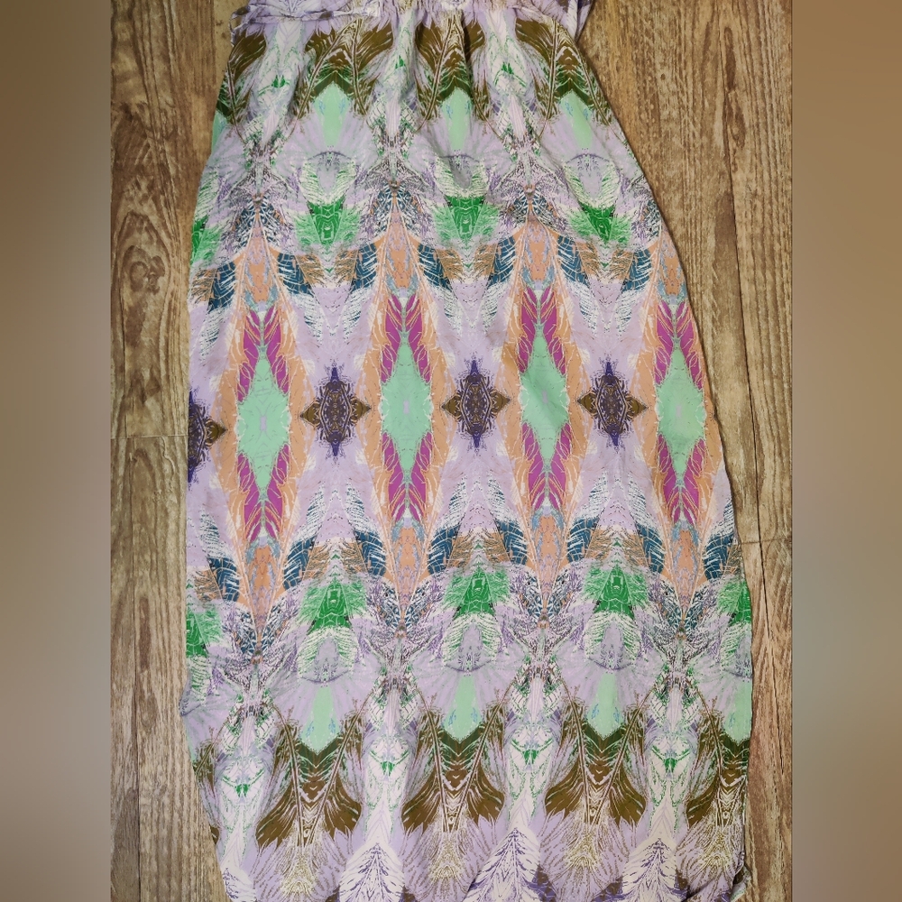 Charlie Jade Multicolor Maxi Dress Size S - Picture 3 of 4